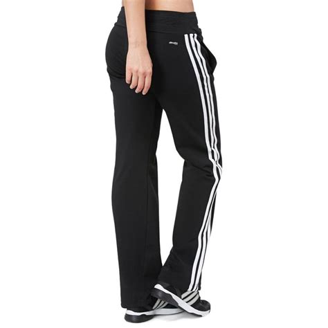 adidas schwarz weiss meliert damen|Jogginghosen für Damen .